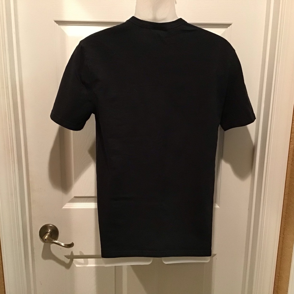 Champion Logo Men’s Black T-shirt Short Sleeve Casual School Streetwear Sz Small - Picture 9 of 9